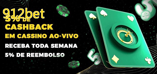Promoções do cassino ao Vivo 912bet